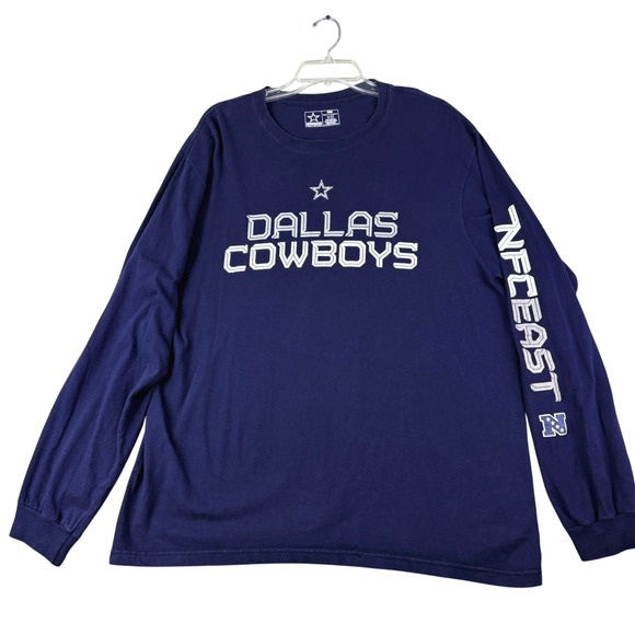 Team Apparel Other - Cowboys Team Apparel XL Navy Blue Long Sleeve Dallas Cowboys NFC East Graphic T